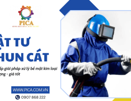 Vật tư phun cát Vũng Tàu chất lượng - Giải pháp xử lý bề mặt kim loại