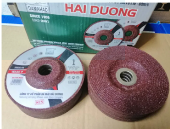 Đá mài Inox Đỏ Hải Dương 1 tấc (100mm)