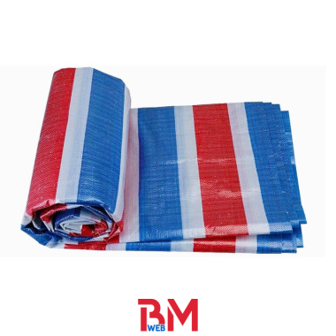 BẠT NHỰA SỌC 3 MÀU KHỔ 3,8m * 50