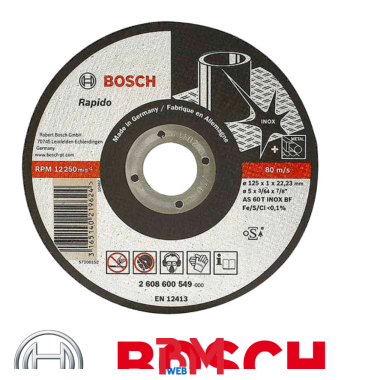 Đá cắt inox Bosch 125x22.2x2.0