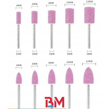 ĐÁ MÀI MÀU HỒNG ĐỦ SZE