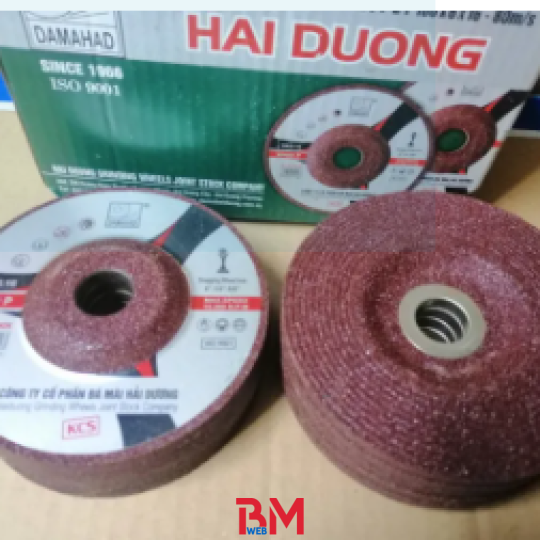 Đá mài Inox Đỏ Hải Dương 1 tấc (100mm)